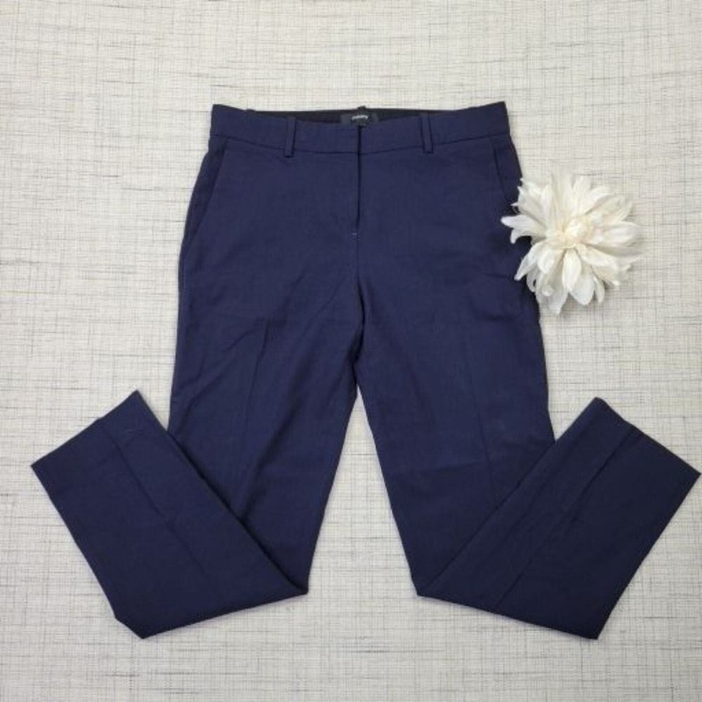 Theory Testra Classic Crop Pant In Sevona Stretch Wool Pants 0 - Picture 1 of 6